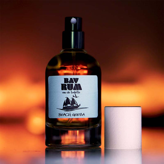 Bay Rum EDP 50ml by Beach Geeza Fragrances - A light boozy spicy woodsy and aromaticeau de toilette for cooler seasons or close encounters.